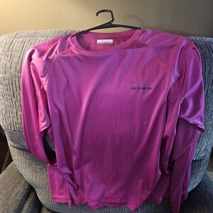 Columbia Fuchsia Long Sleeve Top